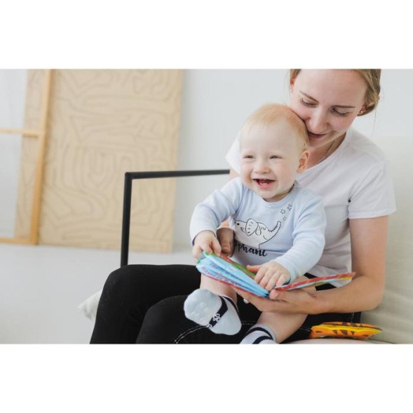 Развивающая детская книжка для игры в ванной «Овощи и фрукты»