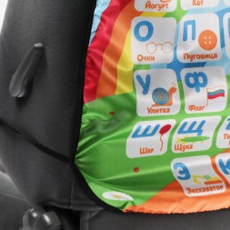 Накидка-незапинайка на спинку сиденья Алфавит, 61×47 см