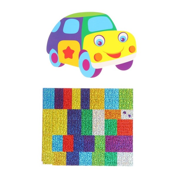 Мозаика стикерная форменная "Машина"