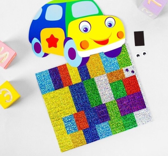 Мозаика стикерная форменная "Машина"