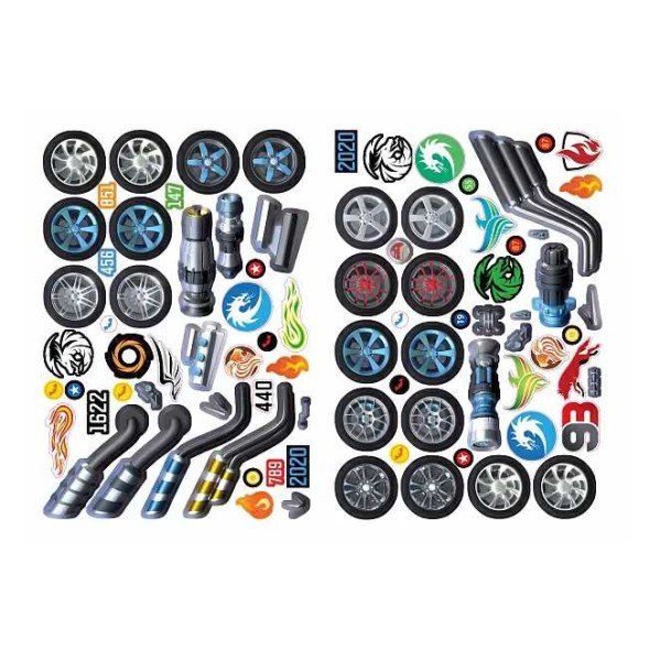 Моя книга наклеек Авто-тюнинг, Робинс