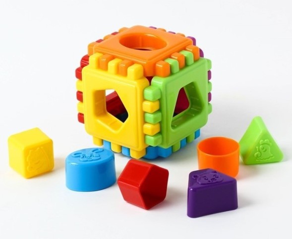 Развивающая игрушка Логический куб «Геометрик»
