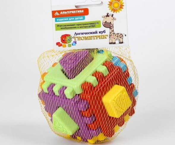 Развивающая игрушка Логический куб «Геометрик»
