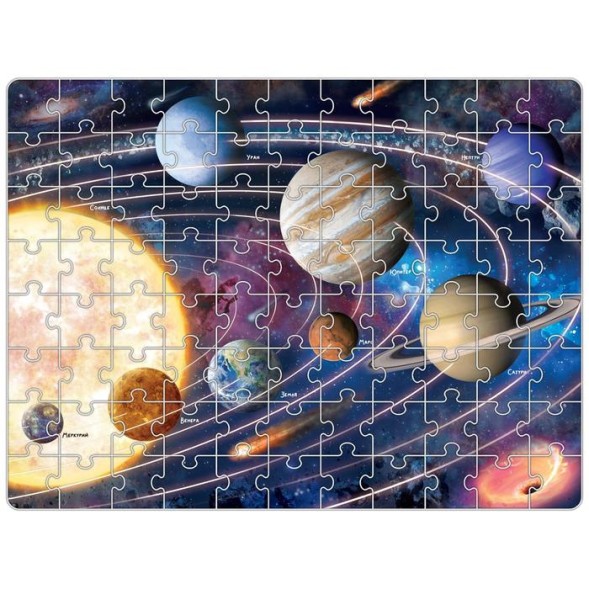 Обучающий набор «Загадки космоса», книга и пазл