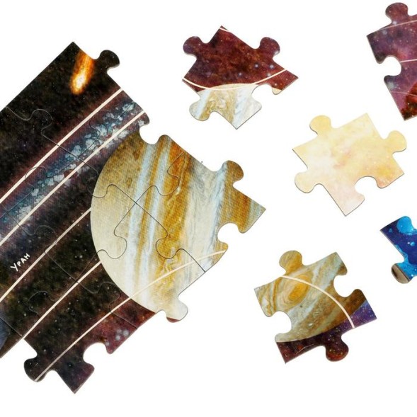 Обучающий набор «Загадки космоса», книга и пазл