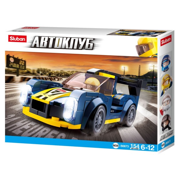 Конструктор SLUBAN Ле-Ман 154 детали