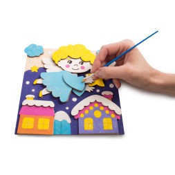 Объемная картина своими руками «Ангел» из деревянных заготовок. Десятое королевство