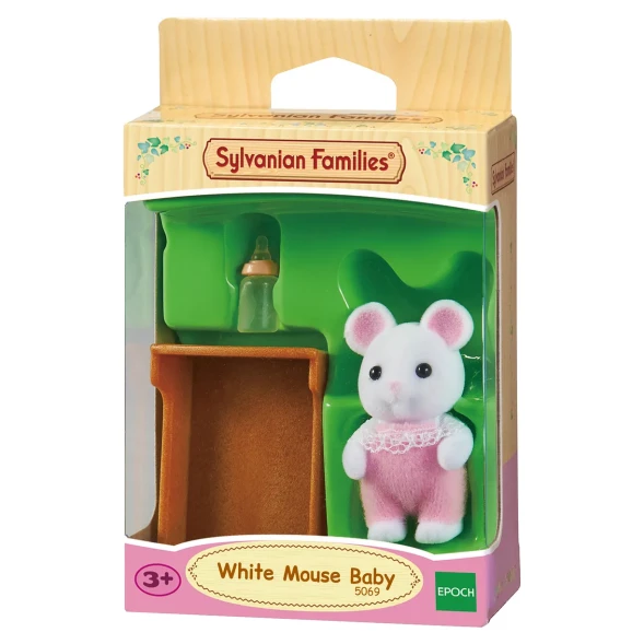 Набор Sylvanian Families Малыш Белый Мышонок 3420