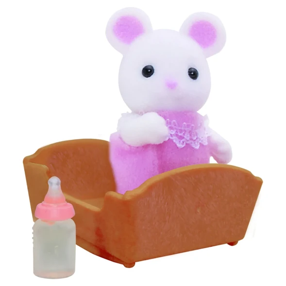 Набор Sylvanian Families Малыш Белый Мышонок 3420