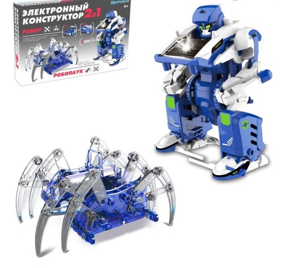 Электронный конструктор «Роботехника», 2 в 1