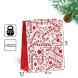 Пакет подарочный новогодний ламинированный «Зимняя история», S 12×15×5.5 см