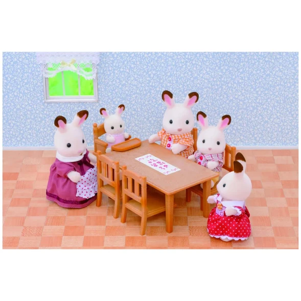 Набор Sylvanian Families Обеденный стол с 5-ю стульями 2933