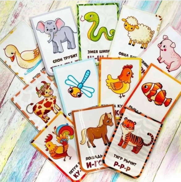 Настольная игра на липучках Звукоподражание