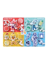 Игра на липучках Цветняшки. Сортируем предметы, 20 элементов, изучаем цвета. Mapacha