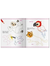 Книжки с наклейками 50 шт. Приключения в разноцветных джунглях. Айрис-пресс