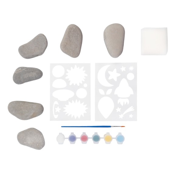 Роспись по камням «Веселый космос» (6 камней). Десятое королевство