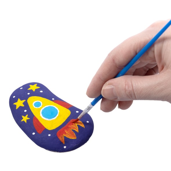 Роспись по камням «Веселый космос» (6 камней). Десятое королевство