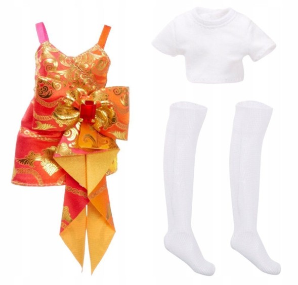 Кукла Rainbow High Junior модная кукла Laurel De&#039;Vious (оранжевая) Лорел 590446