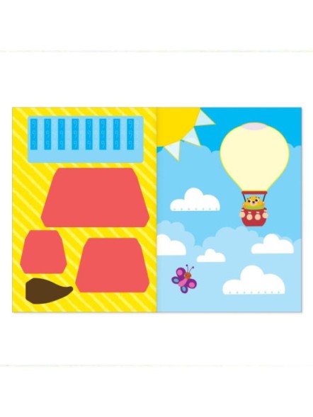 Аппликации объемные «Кораблик», 20 стр., формат А4