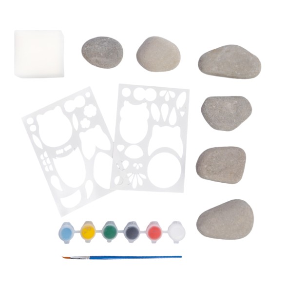 Роспись по камням «Забавные совы» (6 камней). Десятое королевство