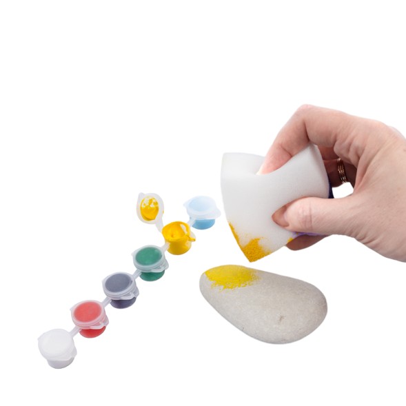 Роспись по камням «Забавные совы» (6 камней). Десятое королевство