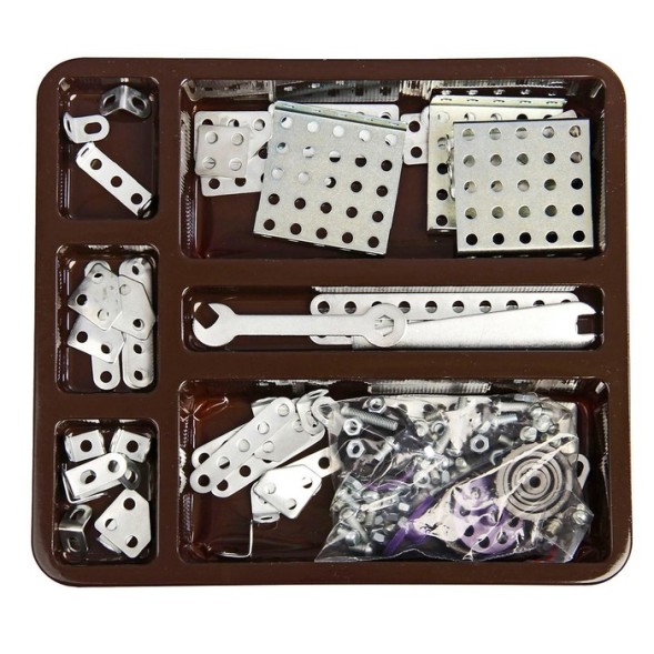 Конструктор металлический «10К» для уроков труда №2, 155 деталей. Десятое королевство