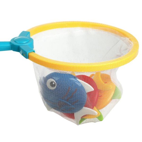 Сачок и рыбки для игры в ванной, Умка