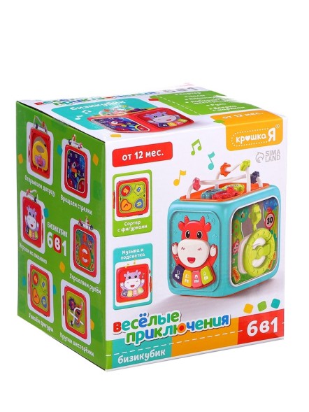 Бизикубик «Весёлые приключения», звук, свет, МИКС