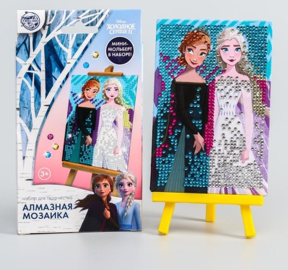Алмазная мозаика для детей &quot;Анна и Эльза&quot; Холодное сердце
