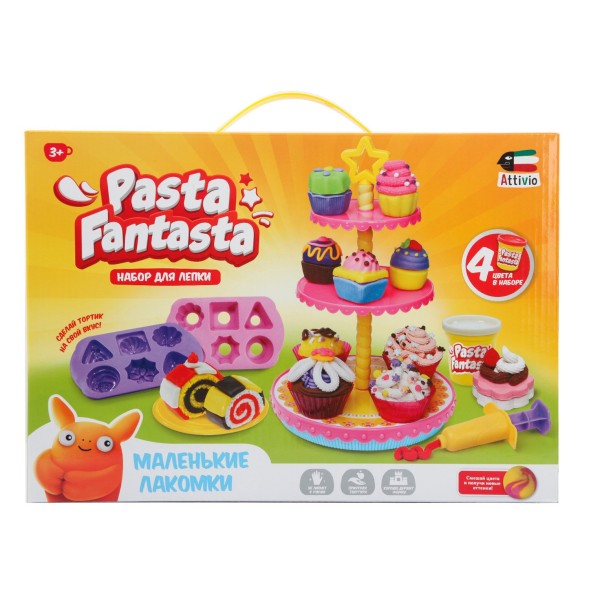 Набор для лепки Attivio Пирожные и капкейки