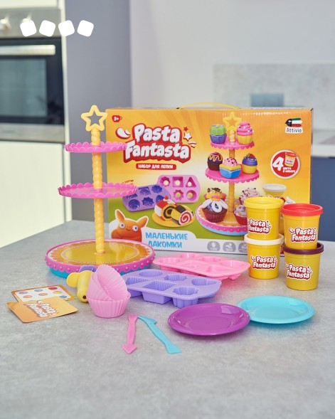 Набор для лепки Attivio Пирожные и капкейки