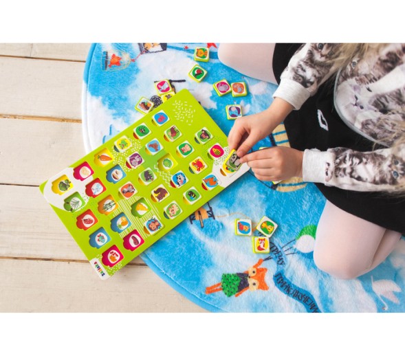 Рамка-вкладыш «Кто что ест?», по методике Монтессори