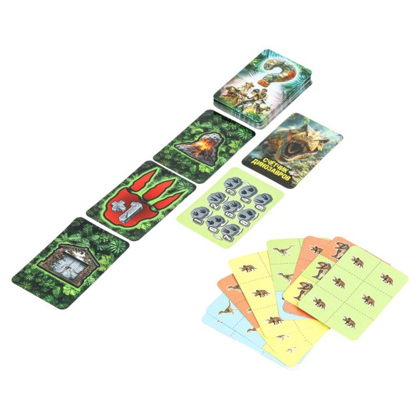 Юрский период. Настольная игра-квадрат, Умные игры