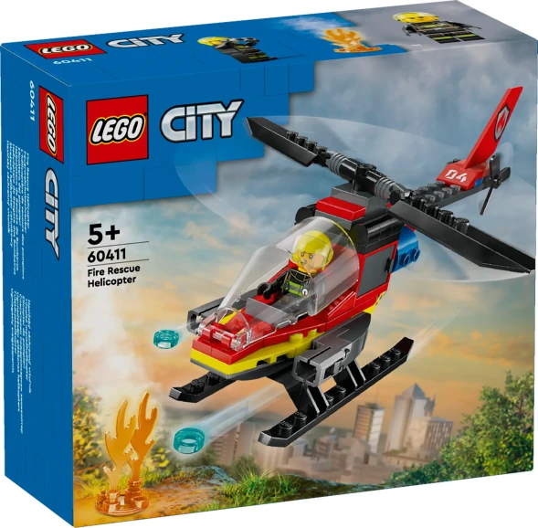 Конструктор LEGO City Пожарно-спасательный вертолет 60411