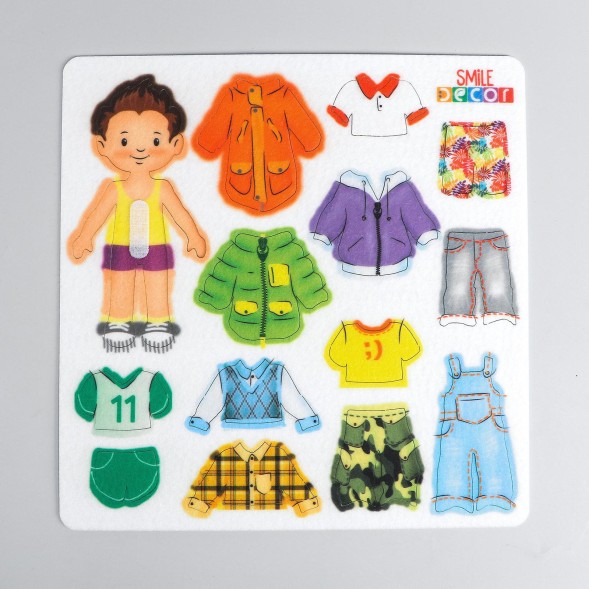 Кукла из фетра «Гриша», Smile Decor