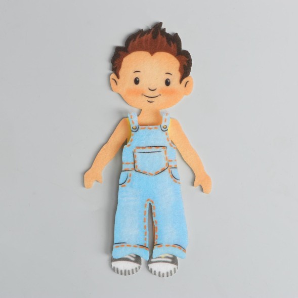 Кукла из фетра «Гриша», Smile Decor