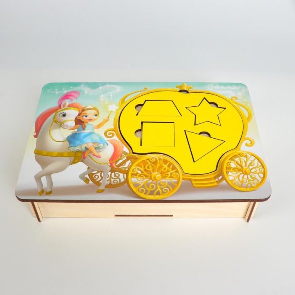 Сортер-танграм "Фея с каретой"