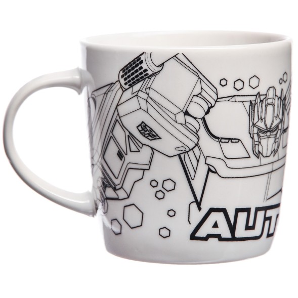 Набор кружка под раскраску, 250 мл, Трансформеры