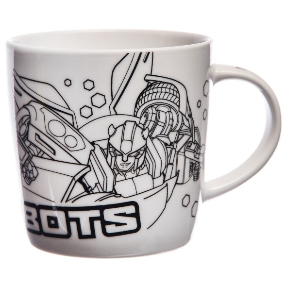 Набор кружка под раскраску, 250 мл, Трансформеры
