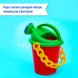 Набор для игры в песке №113 (8 формочек, совок, лейка, грабли, ведро) МИКС