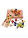 Развивающая игрушка из дерева для мелкой моторики "Шашлычок"