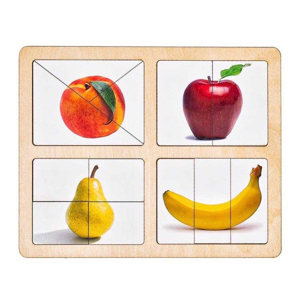 Разрезные картинки "Фрукты-1"