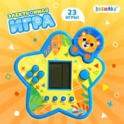 Электронная игра Тетрис, 23 игры, цвет синий