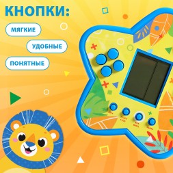 Электронная игра Тетрис, 23 игры, цвет синий