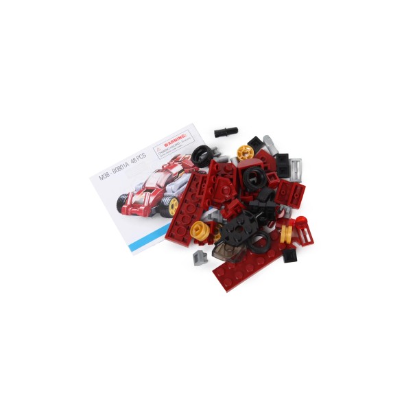 Конструктор SLUBAN Машинка M38-B0801A, 48 деталей