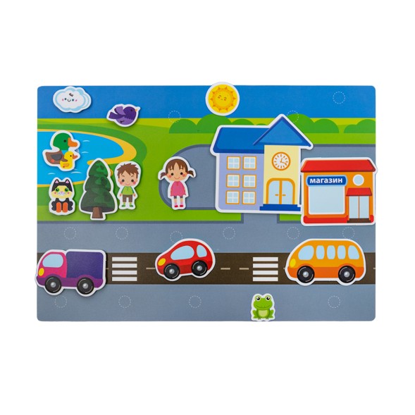 Пластик на липучках «Городок» (в конверте A4). Десятое королевство