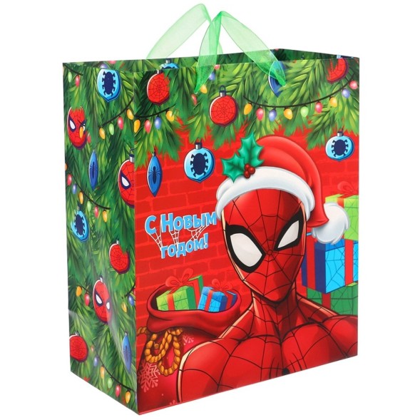 Пакет ламинат вертикальный «С Новым годом!», 23 × 27 × 11.5 см