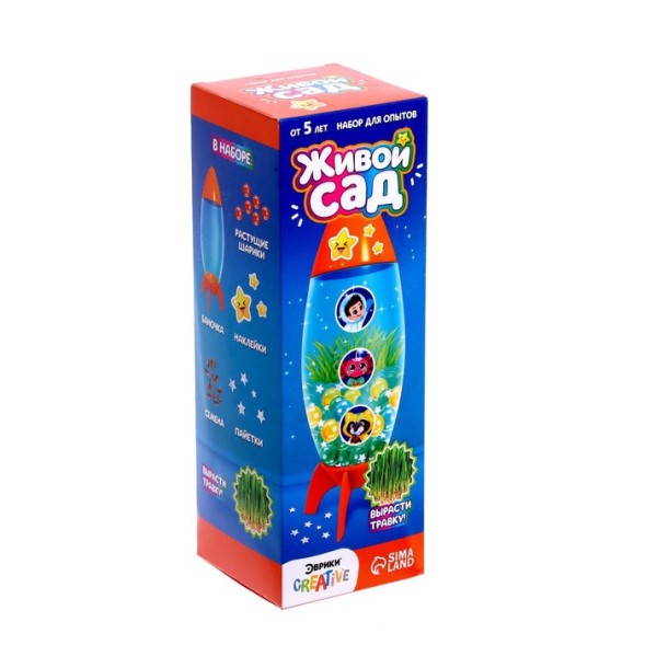Набор для опытов Живой сад «Ракета»