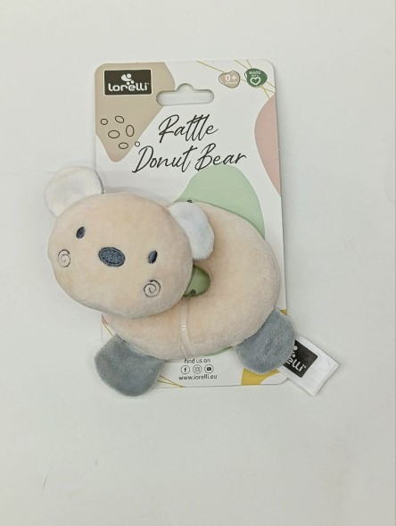 Развивающая мягкая игрушка Lorelli Rattle Donut Медвежонок