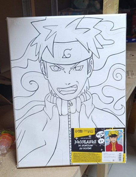 Картина по номерам на холсте с подрамником «Воин», 30 х 40 см